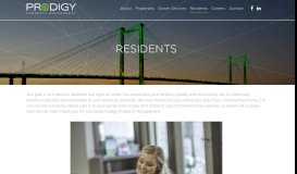 
							         Residents - Prodigy Property Management								  
							    