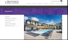 
							         Residents - Provence Real Estate								  
							    