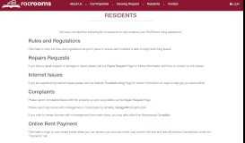 
							         Residents – Rocrooms								  
							    