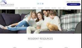 
							         Residents | Sleep Sound Property Management, Inc.								  
							    