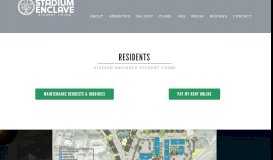 
							         Residents | Stadium Enclave Student Living								  
							    