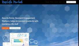 
							         ResLife Portal - The Residence Life Management System								  
							    