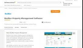 
							         ResMan Property Management Software Software - 2019 Reviews ...								  
							    