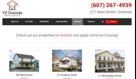 
							         Resman | Yz Oneonta Student Rentals Done Right - Oneonta, Ny								  
							    