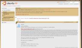 
							         [resolu] redirection www.liveboxipv4.com / Sécurité / Forum Ubuntu ...								  
							    