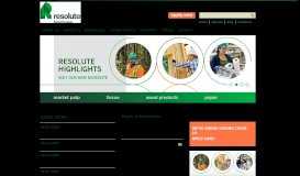 
							         Resolute Forest Products								  
							    