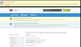 
							         Resolved: Issues with MyBU Applicant Link Portal ... - Boston University								  
							    