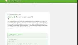 
							         [Resolved] Wipro — pf trust email-id								  
							    