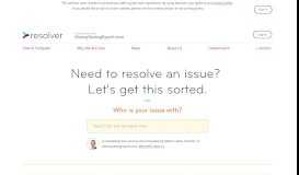 
							         Resolver - Free online tool for complaints and claims								  
							    