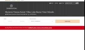 
							         Resort in Orlando | Sheraton Vistana Resort Villas, Lake ...								  
							    