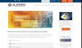 
							         Resource Center | El Dorado Insurance Agency								  
							    