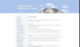 
							         Resource Links - Property Tax Services of Glynn								  
							    