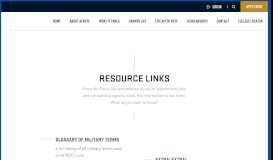 
							         Resource Links | U.S. Air Force ROTC								  
							    