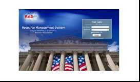 
							         Resource Management System - Login - Radgov								  
							    