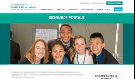 
							         Resource Portals | California YMCA Youth & Government | Civic ...								  
							    