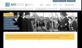 
							         Resources | American Jewish Historical Society								  
							    