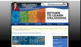 
							         Resources and Forms for School Districts | Oklahoma State ...								  
							    