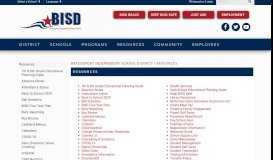
							         Resources - Brazosport Independent School District								  
							    