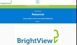
							         Resources - BrightView								  
							    