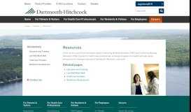 
							         Resources | Careers | Dartmouth-Hitchcock								  
							    