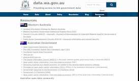 
							         Resources - data.wa.gov.au								  
							    
