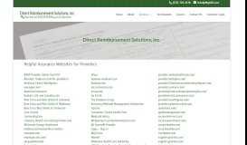 
							         Resources | Direct Reimbursement Solutions, Inc.								  
							    