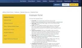 
							         Resources / Employee Portal - Jefferson Parish Schools								  
							    