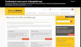 
							         Resources for CPAs and Attorneys | Edward Jones								  
							    