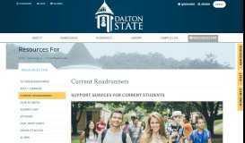 
							         Resources For - Current Roadrunners - Dalton State College								  
							    