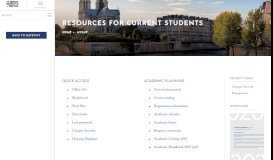 
							         Resources for Current Students - My AUP - The American University of ...								  
							    