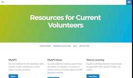 
							         Resources for Current Volunteers | AFS-USA								  
							    