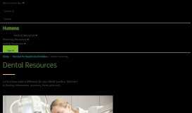 
							         Resources for dentists - Humana								  
							    
