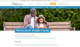 
							         Resources for Douglas County - FaithBridge Foster Care								  
							    