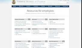 
							         Resources For Employees - BOP								  
							    