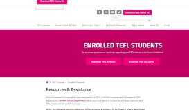 
							         Resources for Enrolled International TEFL Academy Students								  
							    