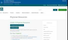 
							         Resources for HCA Midwest Health Physicians and Medical Staff								  
							    