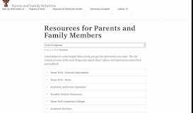 
							         Resources for Parents and Family Members - Texas Tech University ...								  
							    