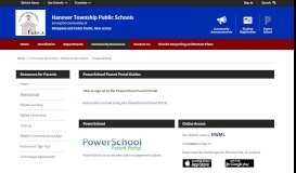 
							         Resources for Parents / PowerSchool - Hanover Township Public ...								  
							    