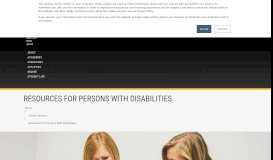 
							         Resources for persons with disabilities - Fort Hays State University								  
							    