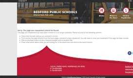 
							         Resources for Staff at Bedford Public Schools								  
							    