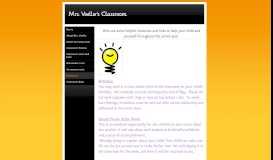 
							         Resources - Mrs. Voeller's Classroom								  
							    