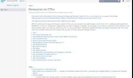 
							         Resources on CTS+ - Software Logistics - SCN Wiki - SAP.com								  
							    
