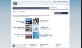 
							         Resources - Online Resource - Resources for Pilots - FAA ...								  
							    