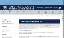 
							         Resources / Parent Portal/Infinite Campus - East Irondequoit								  
							    