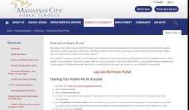 
							         Resources / Powerschool Parent Portal - Manassas City Public Schools								  
							    