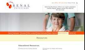 
							         Resources - Renal Physicians - Educational Resources for Download								  
							    