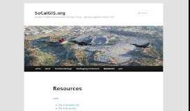 
							         Resources | SoCalGIS.org								  
							    