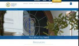 
							         Resources - Tallahassee Community College								  
							    