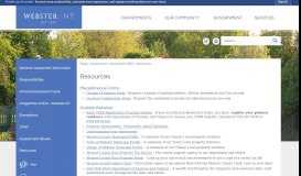 
							         Resources | Webster, NY - Official Website								  
							    