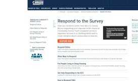 
							         Respond to the Survey - Census Bureau								  
							    